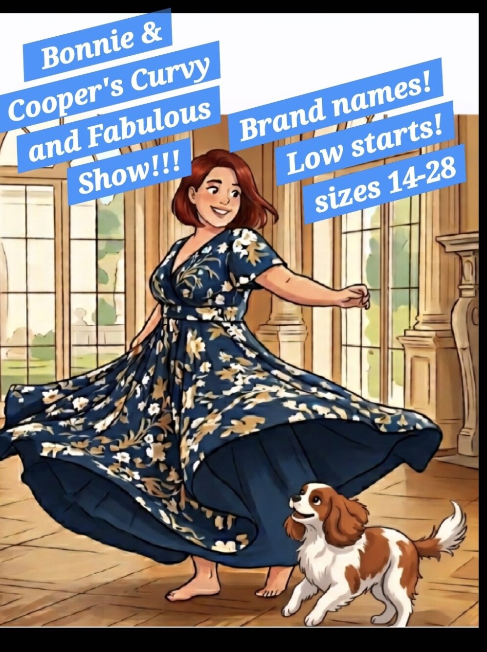 5/14/26 @ 10:00 PM EST BONNIE & COOPER'S CURVY AND FABULOUS SHOW! SIZES 14 to 28